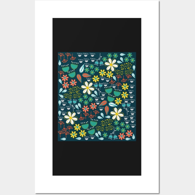 Cute floral variety Wall Art by cocodes